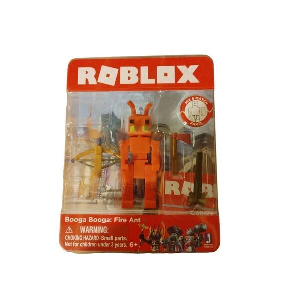 Roblox Booga Booga Fire Ant Action Figure Toy with three accessory parts - Picture 1 of 6